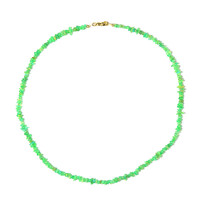 Collana in argento con Opale Verde dell'Etiopia