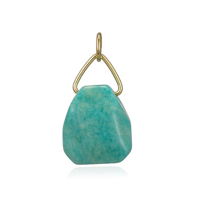 Ciondolo in argento con Amazzonite (MONOSONO COLLECTION)