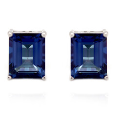 Orecchini in argento con Topazio Blu Royal