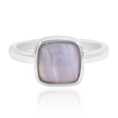 Anello in argento con Agata Blue Lace