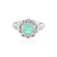 Anello in argento con Smeraldo Russo