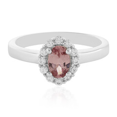 Anello in argento con Granato Malaya