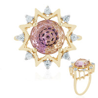 Anello in oro con Ametrina Anahi (PHANTASIA)