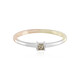 Anello in oro con Diamante Champagne I2