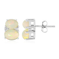 Orecchini in argento con Opale di Welo