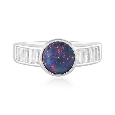Anello in argento con Opale Mezezo