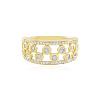Anello in argento con Diamante I2 (J)