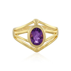 Anello in argento con Ametista Siberiana