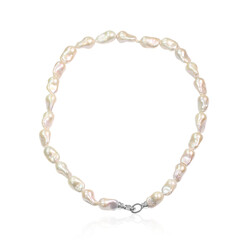 Collana in argento con Perla di Acqua Dolce (TPC)
