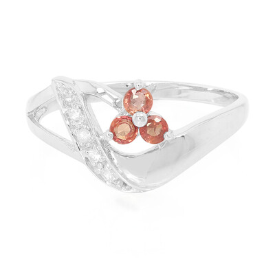 Anello in argento con Rubino Tramonto
