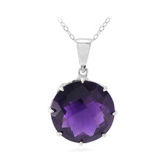 Collana in argento con Ametista Zambiana