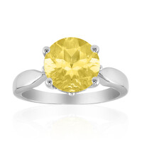 Anello in argento con Fluorite Gialla