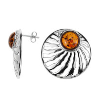 Orecchini in argento con Ambra Baltica