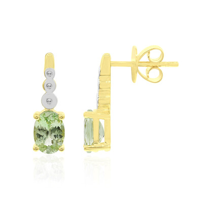 Orecchini in oro con Tsavorite del Kenya (Tenner Diniz)