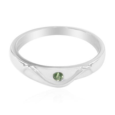 Anello in argento con Tsavorite