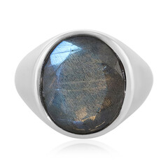 Anello in argento con Labradorite