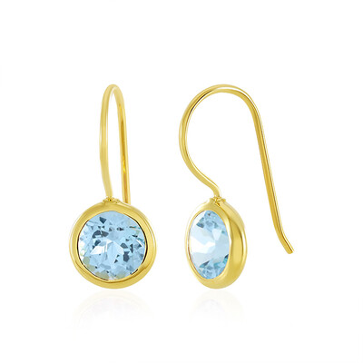 Orecchini in argento con Topazio Blu Cielo