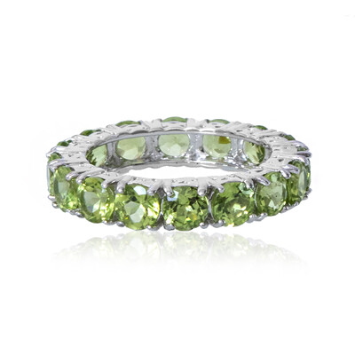Anello in argento con Peridoto