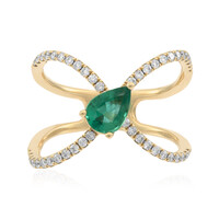 Anello in oro con Smeraldo Zambia AAA (CIRARI)