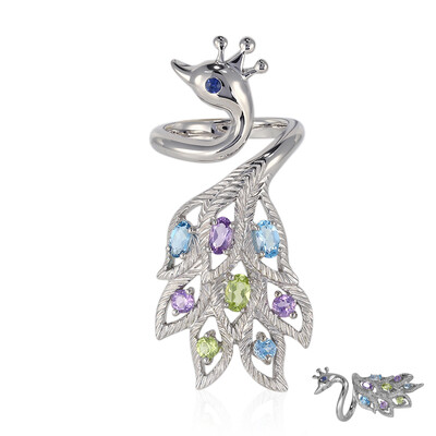 Anello in argento con Ametista