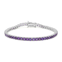 Bracciale in argento con Ametista