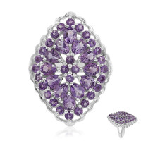 Anello in argento con Ametista