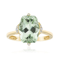 Anello in oro con Ametista Verde (CIRARI)