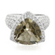 Anello in argento con Quarzo Fumè