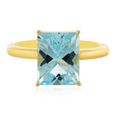 Anello in argento con Topazio Blu Cielo
