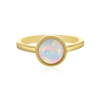 Anello in argento con Opale di Welo