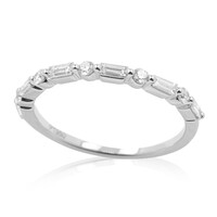 Anello in platino con Diamante SI2 (G)
