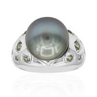 Anello in argento con Perla Tahitiana (TPC)