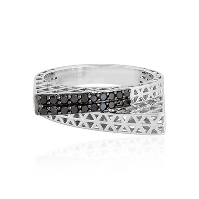 Anello in oro con Diamante Nero (Ornaments by de Melo)