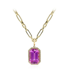 Collana in oro con Kunzite Patroke (de Melo)