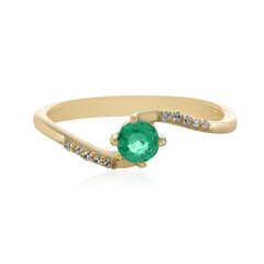 Anello in oro con Smeraldo Russo (Adela Gold)