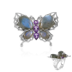 Anello in argento con Labradorite (Dallas Prince Designs)
