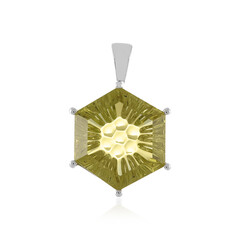 Ciondolo in argento con Quarzo Limone