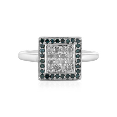 Anello in argento con Diamante I3 (H)
