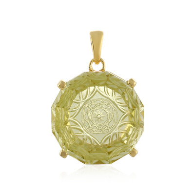 Ciondolo in argento con Quarzo Limone