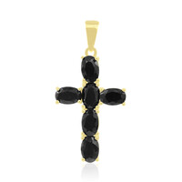 Ciondolo in argento con Zaffiro Nero