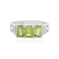 Anello in argento con Peridoto