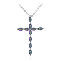 Collana in argento con Quarzo Mistico