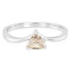 Anello in argento con Pietra del Sole Argentata