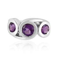 Anello in argento con Ametista Siberiana