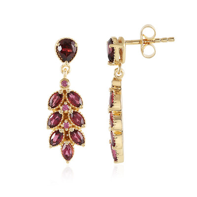 Orecchini in argento con Rodolite