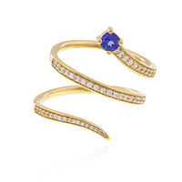 Anello in oro con Tanzanite AAA (de Melo)
