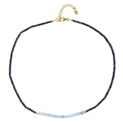 Collana in argento con Acquamarina Brasiliana