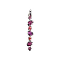 Ciondolo in argento con Rodolite