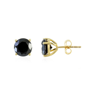 Orecchini in argento con Spinello Nero