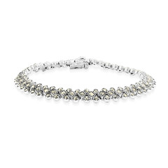 Bracciale in argento con Marcassite